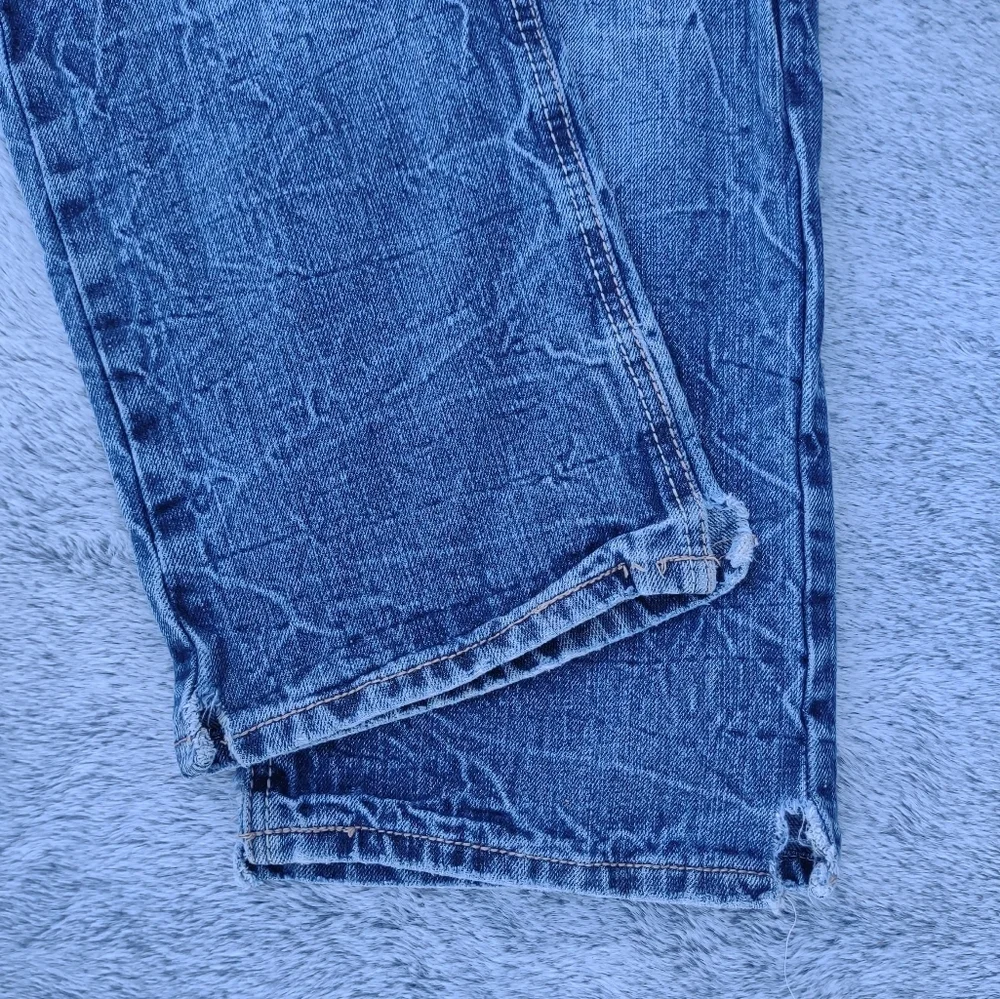 Black Premium Distressed Jeans Medium Wash 34x30 - Picture 10 of 14